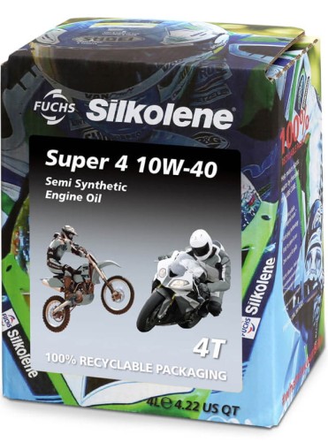 FUCHS Silkolene SUPER 4 10W40  4T 4L 